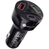 شارژر فندکی 55 وات MLE-003 سه پورت با PD 20W