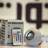 لامپ اسپیکردار بلوتوثی LED Music Bulb با ریموت کنترل و نور RGB