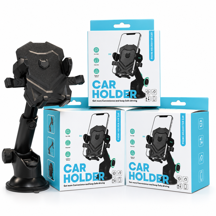 هولدر موبایل خودرو مدل Car Holder با پایه مکنده و چرخش ۳۶۰ درجه
