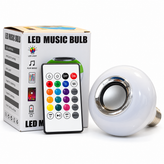 لامپ اسپیکردار بلوتوثی LED Music Bulb با ریموت کنترل و نور RGB